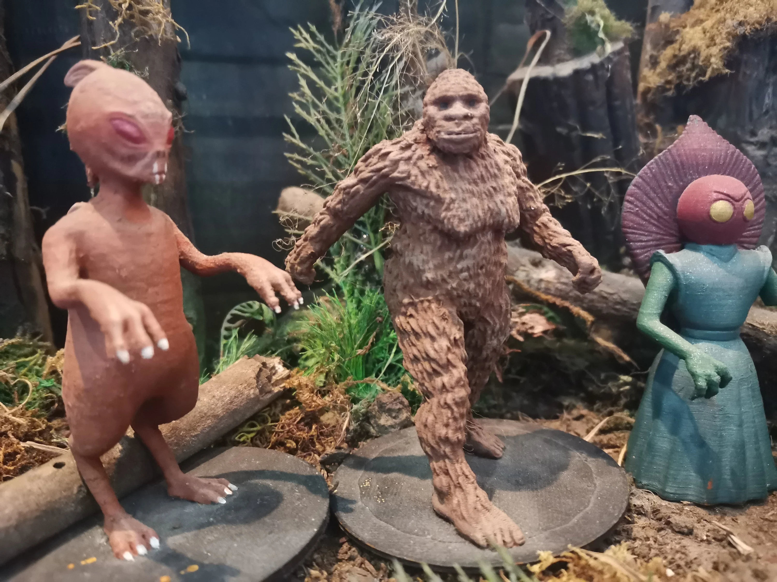 Cryptids figures vol 1 3D print model_1