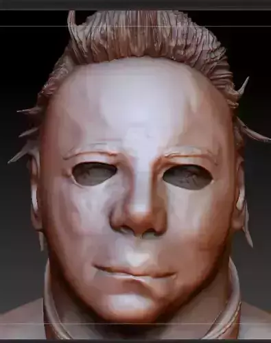 Halloween 2  Michael Myers  Dick Warlock lifesize  scale bust 3D print model