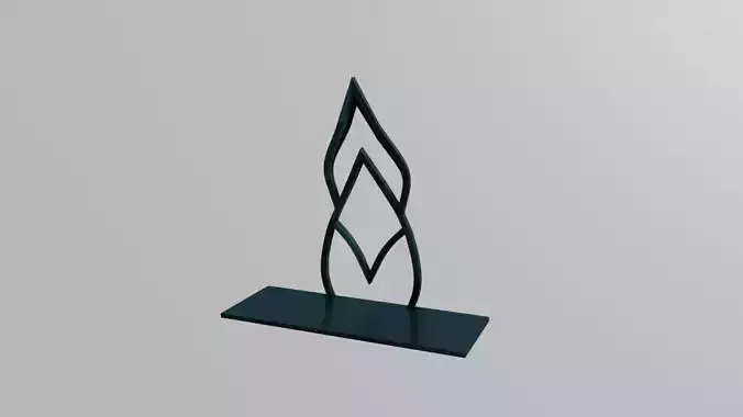 Sci-fi Wall Sconce 3D model