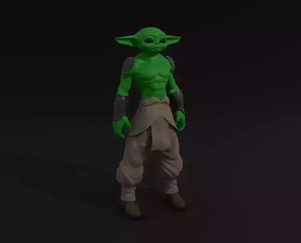 Muscular Baby Yoda