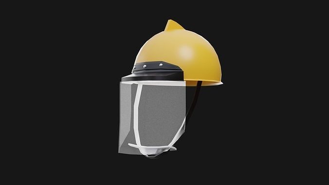 APD Helmet Low-poly 3D model