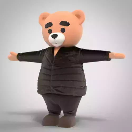 Bear teddy 3D model