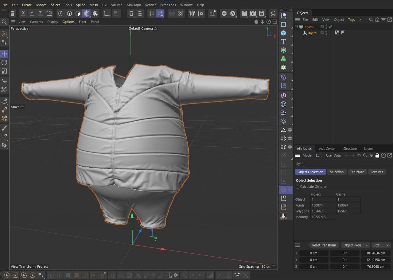Bear teddy 3D model_3
