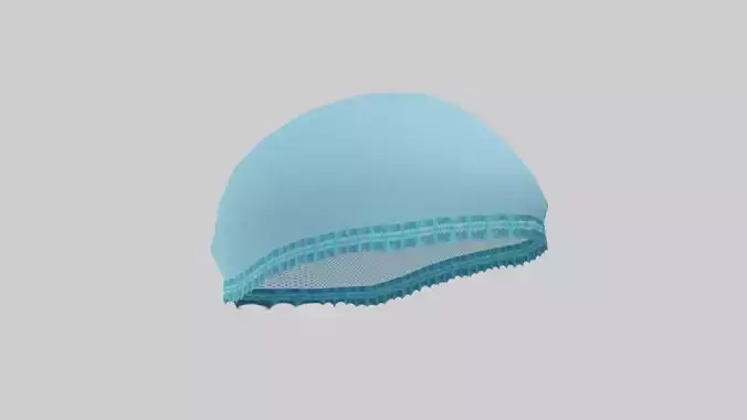 Headcap Medical Low-poly 3D model