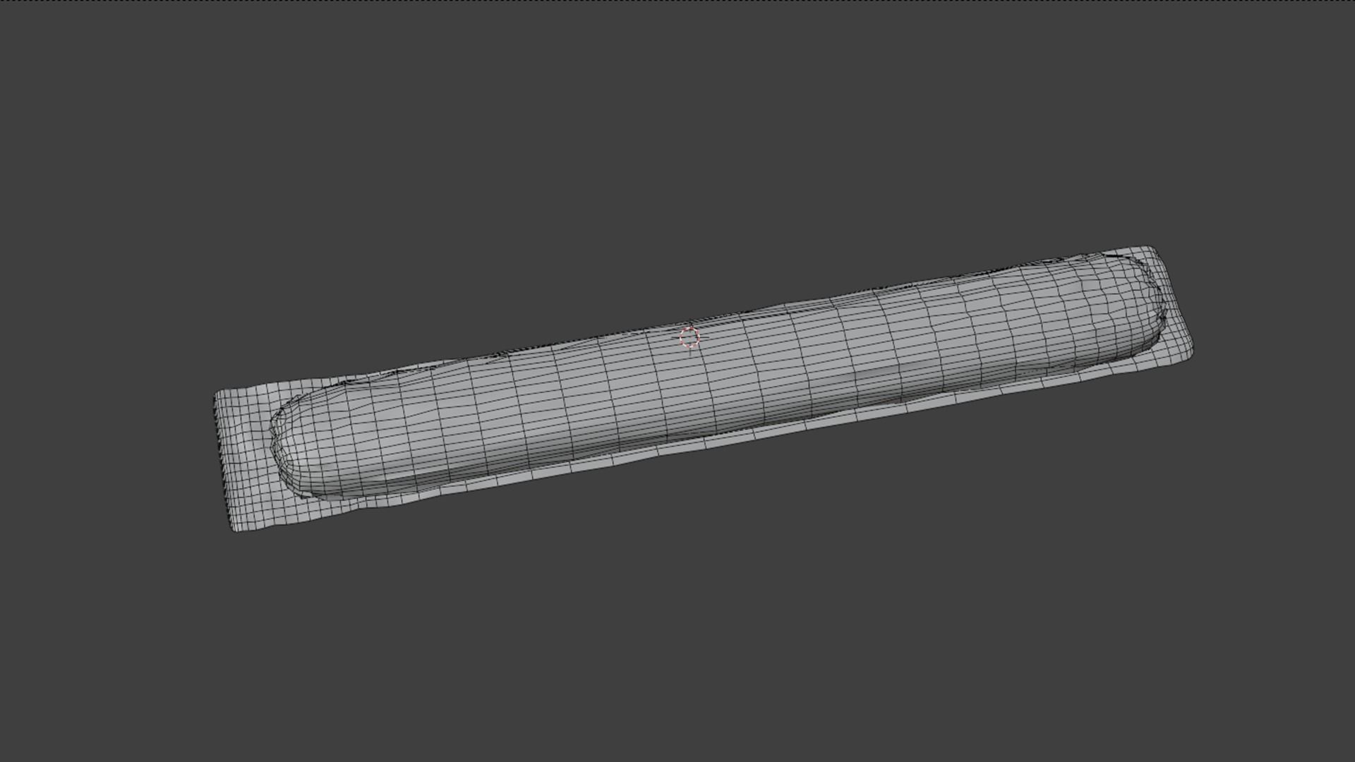 Catheter Low-poly 3D model_1