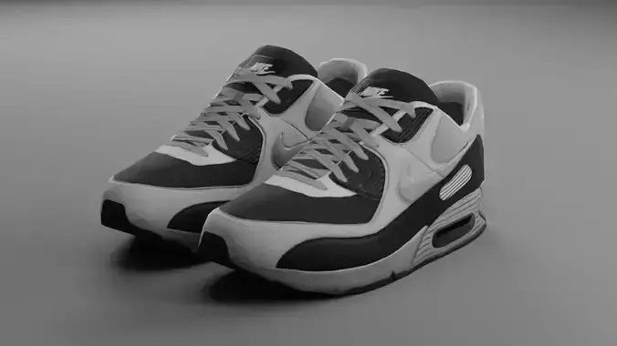 Airmax - Nike Shoes 01 - Very Low Poly Low-poly 3D model