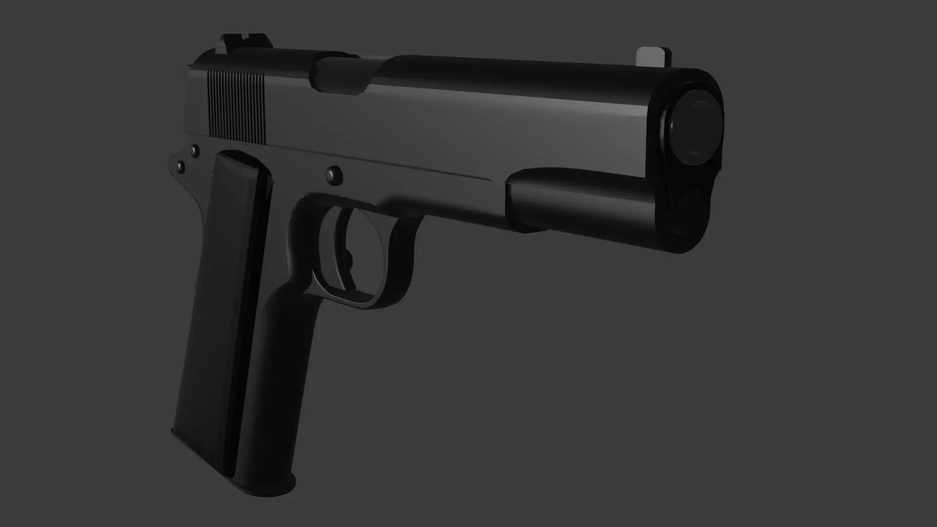 Colt 1911 3D model_0