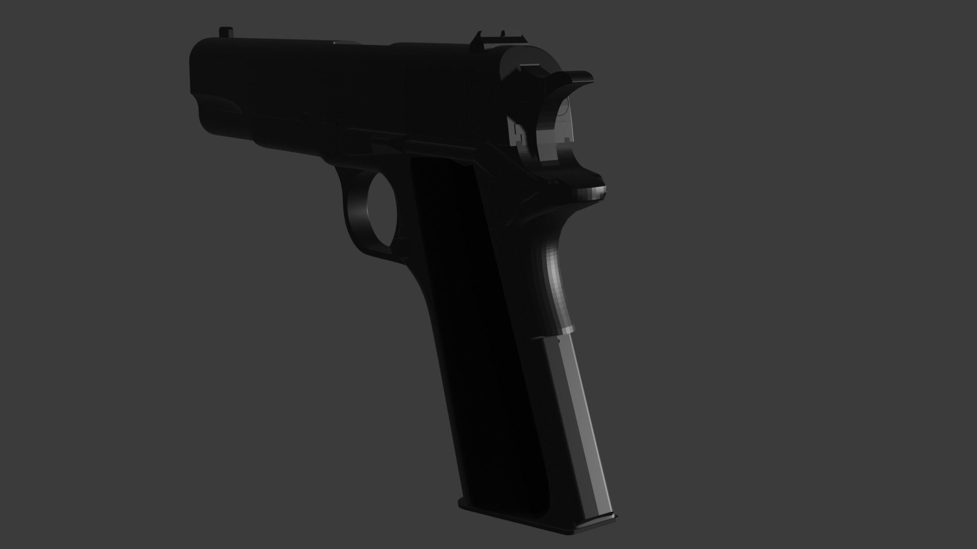 Colt 1911 3D model_1
