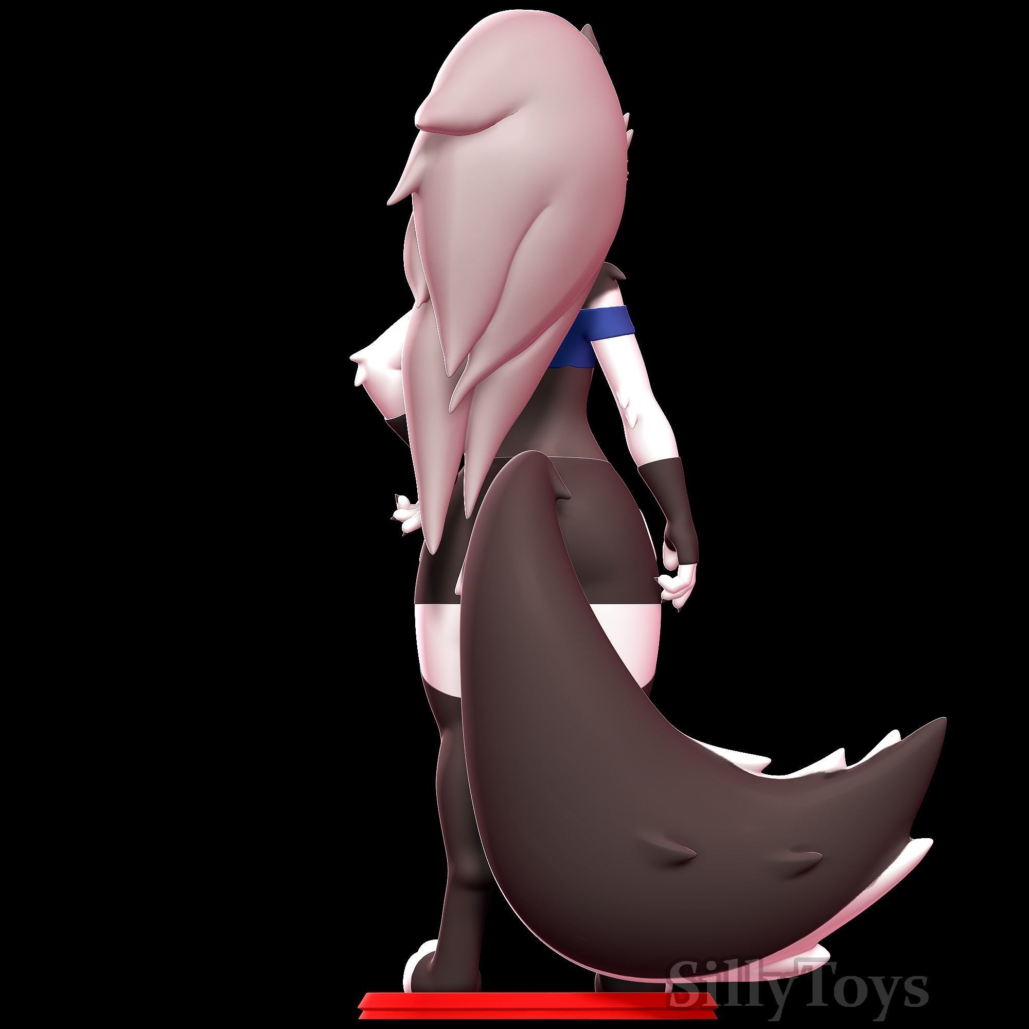 Loona - Helluva Boss 3D print model_3