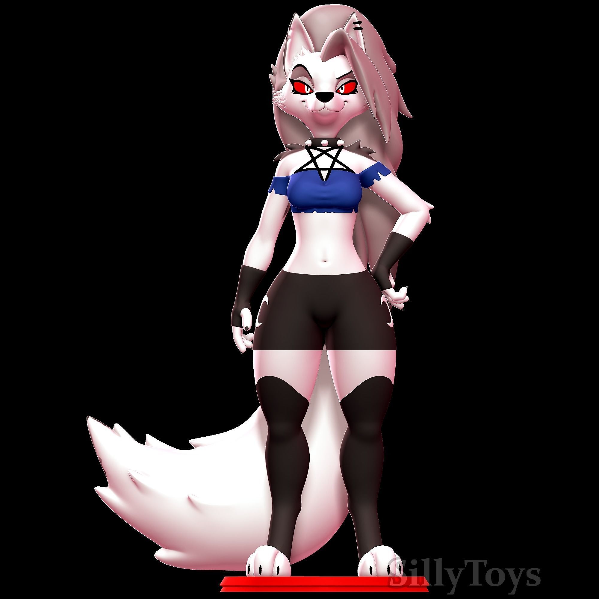 Loona - Helluva Boss 3D print model_1