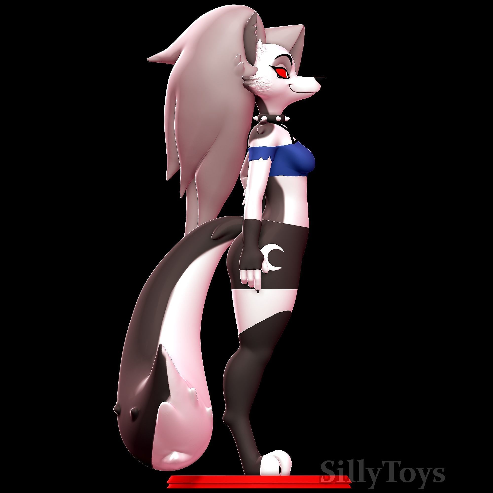 Loona - Helluva Boss 3D print model_4