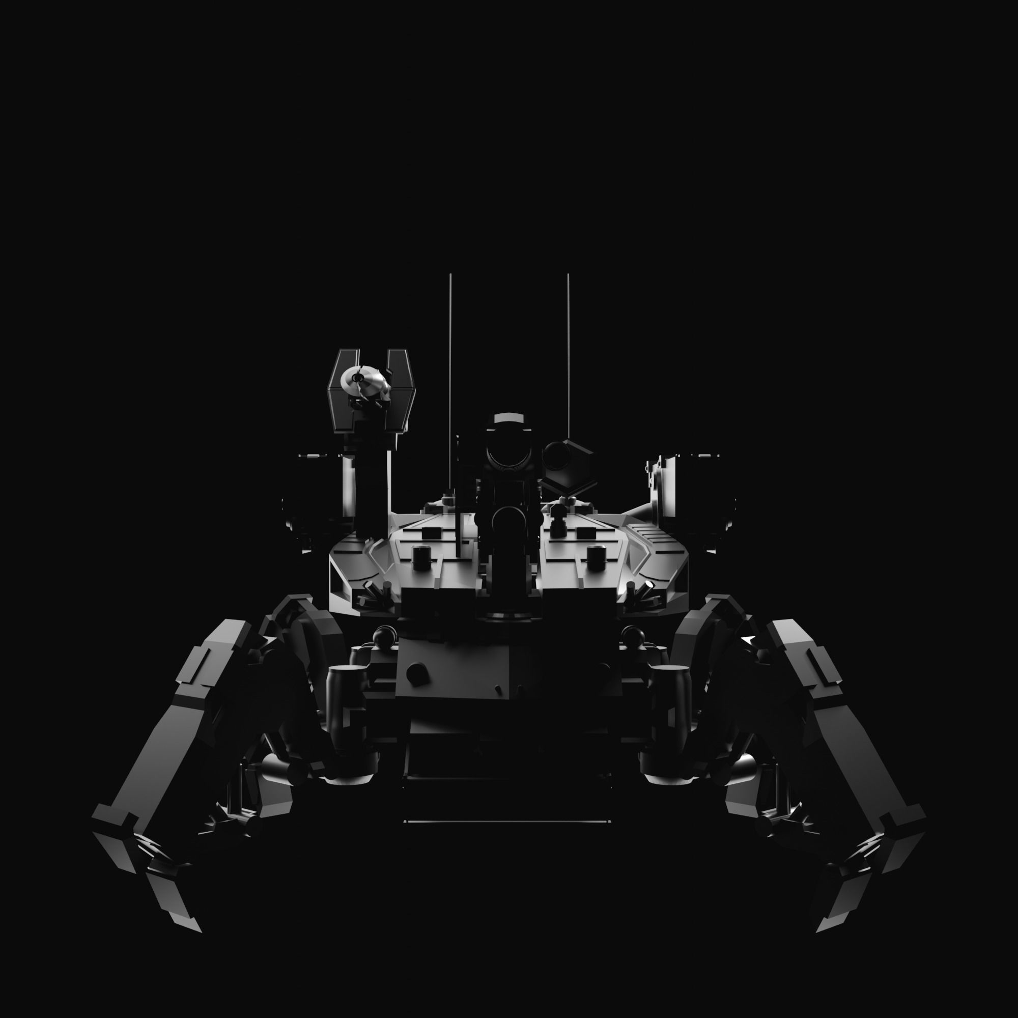 Firewalker MBT-700 Low-poly 3D model_2