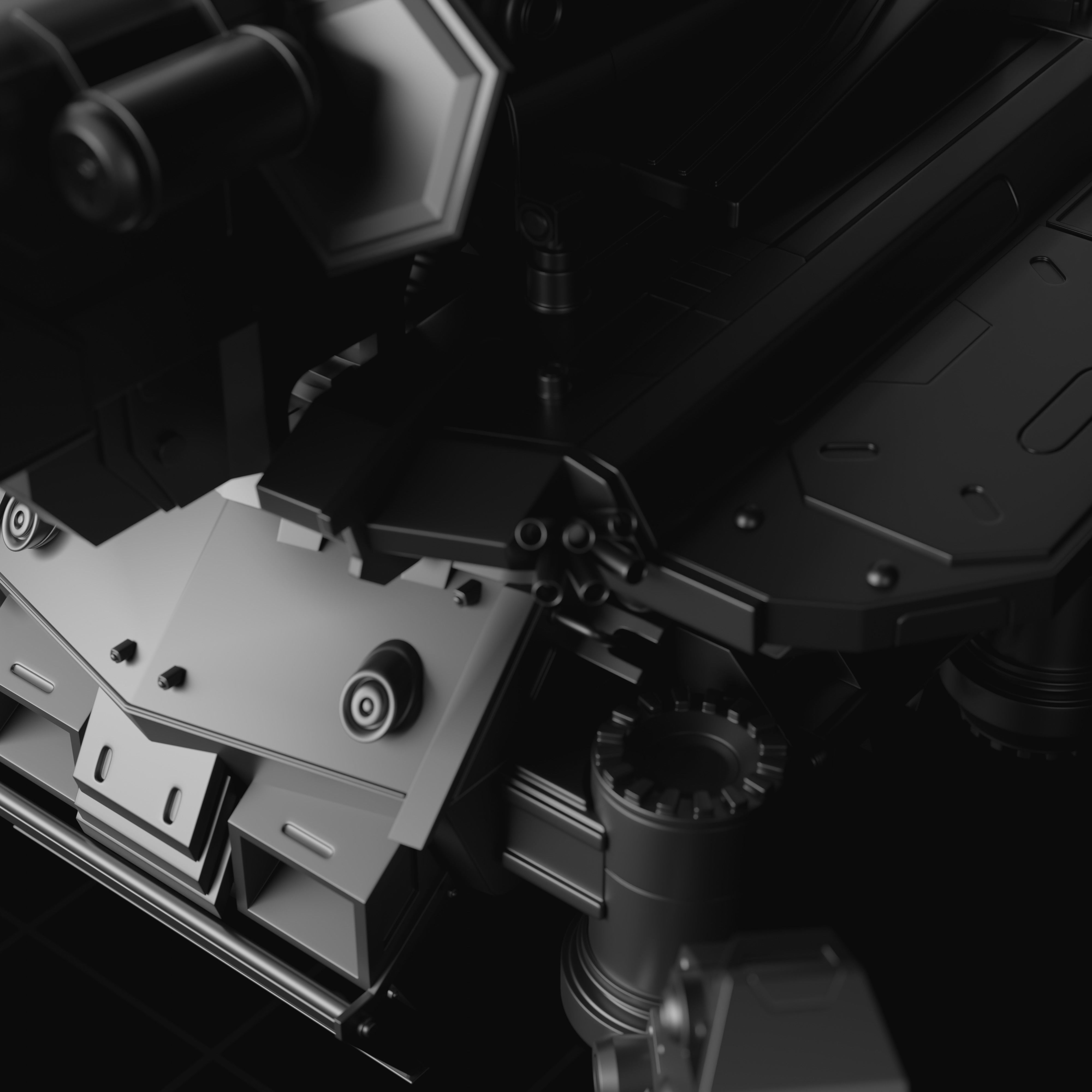 Firewalker MBT-700 Low-poly 3D model_6