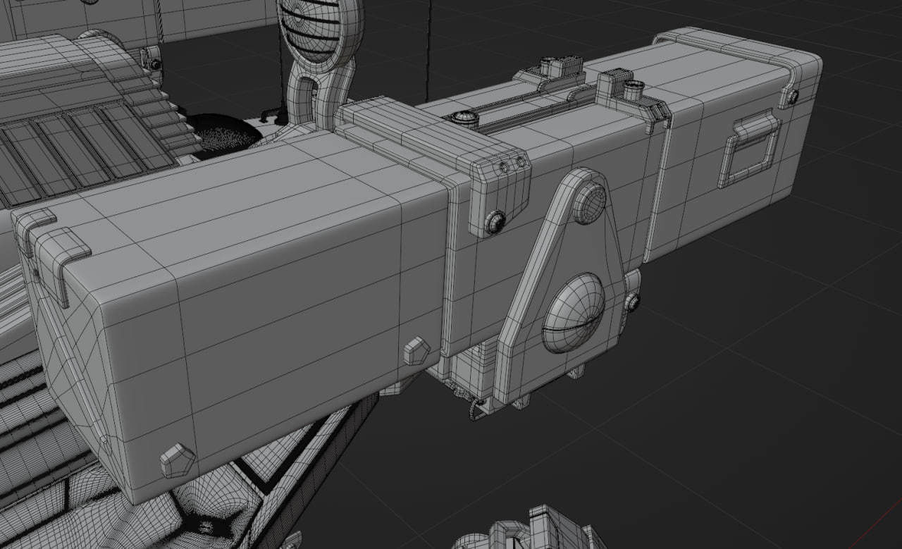Firewalker MBT-700 Low-poly 3D model_18