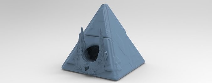 Tutankhamun stone rocks 3D model