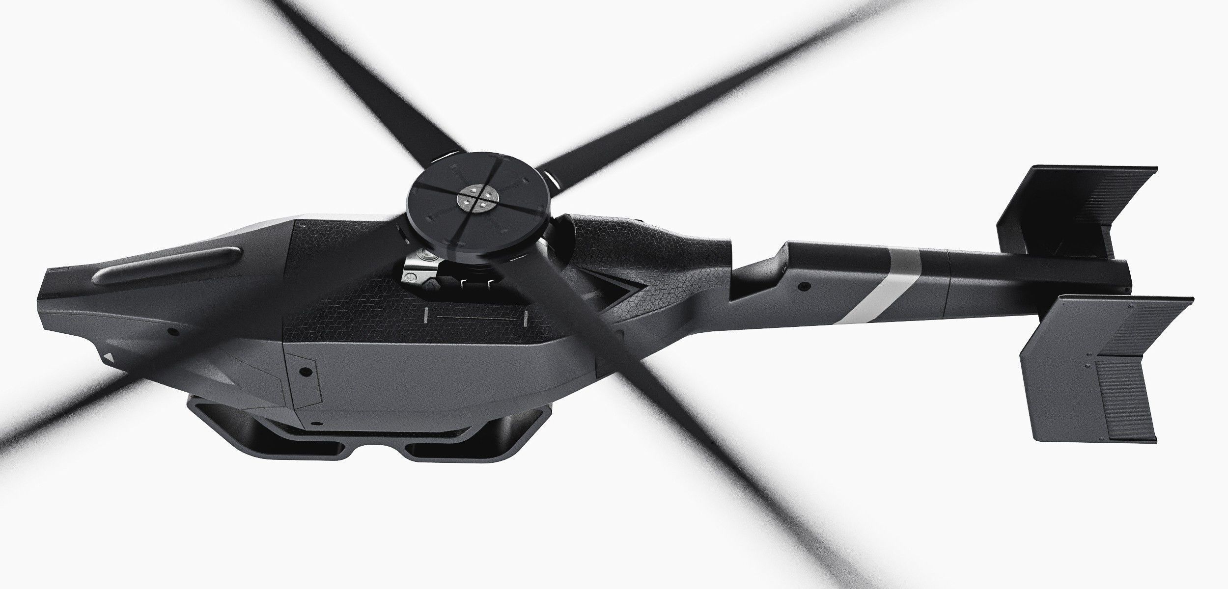 Small Militery Spy Drone Low-poly 3D model_2