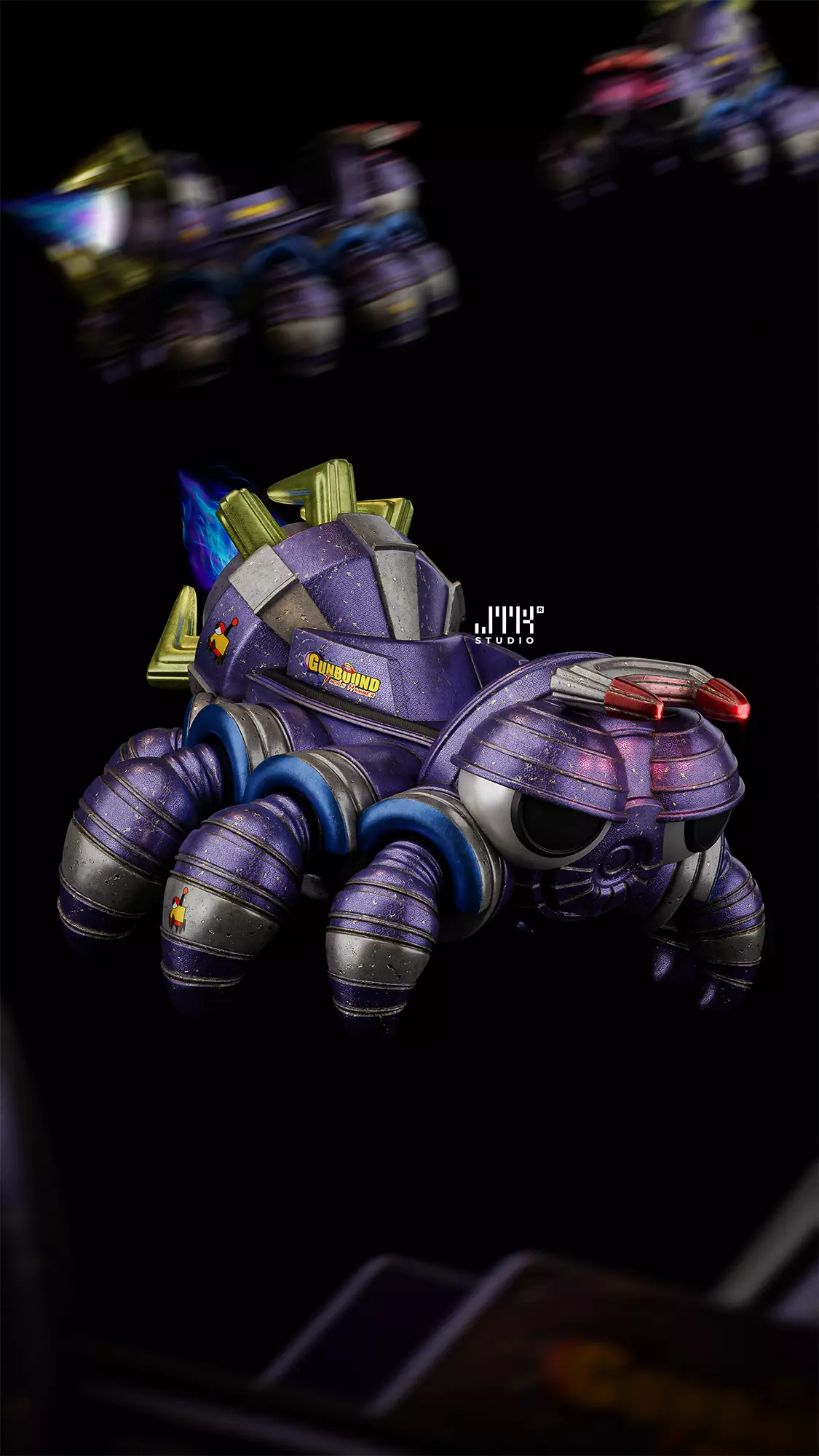 ADUKA GUNBOUND MOVIL 3D print model