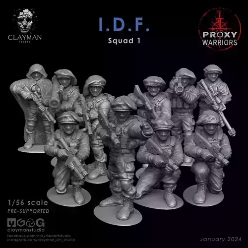 IDF Squad 1   1  56 scale