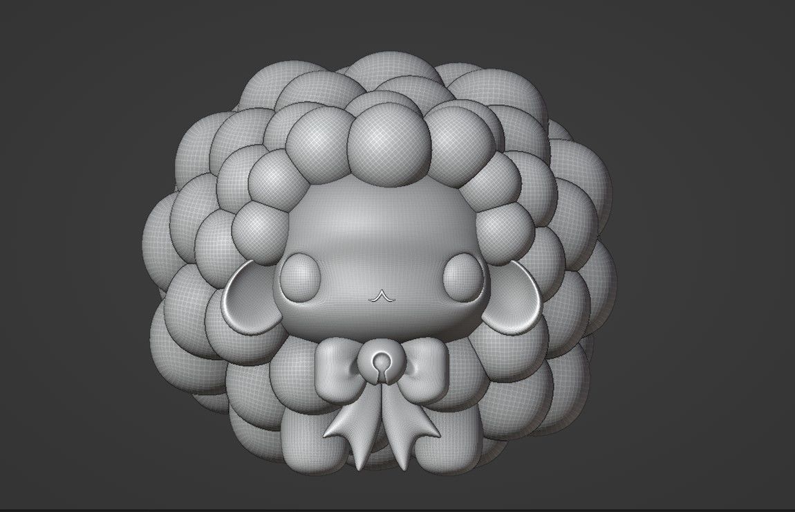 sheep 3D print model_2