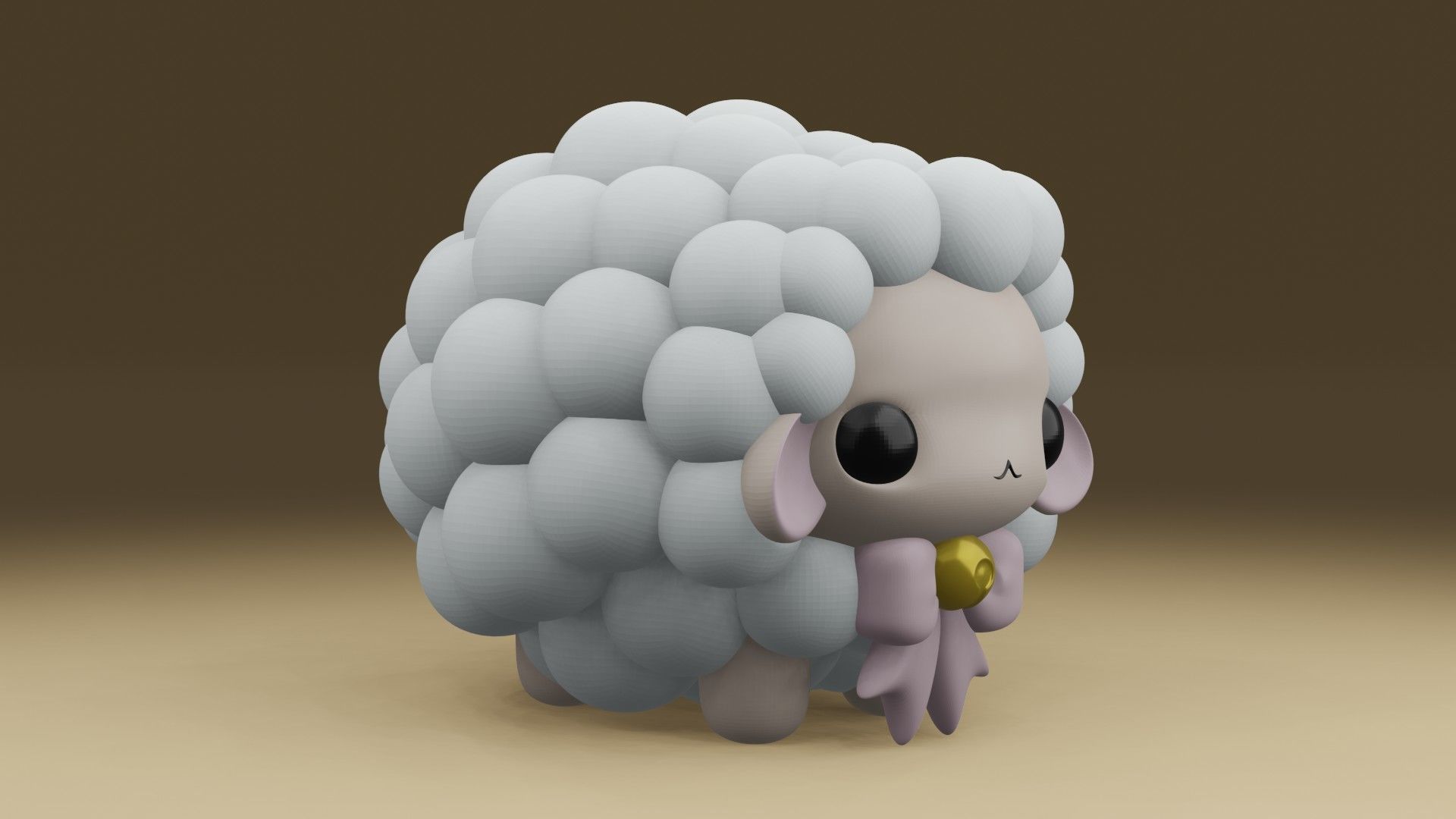sheep 3D print model_8