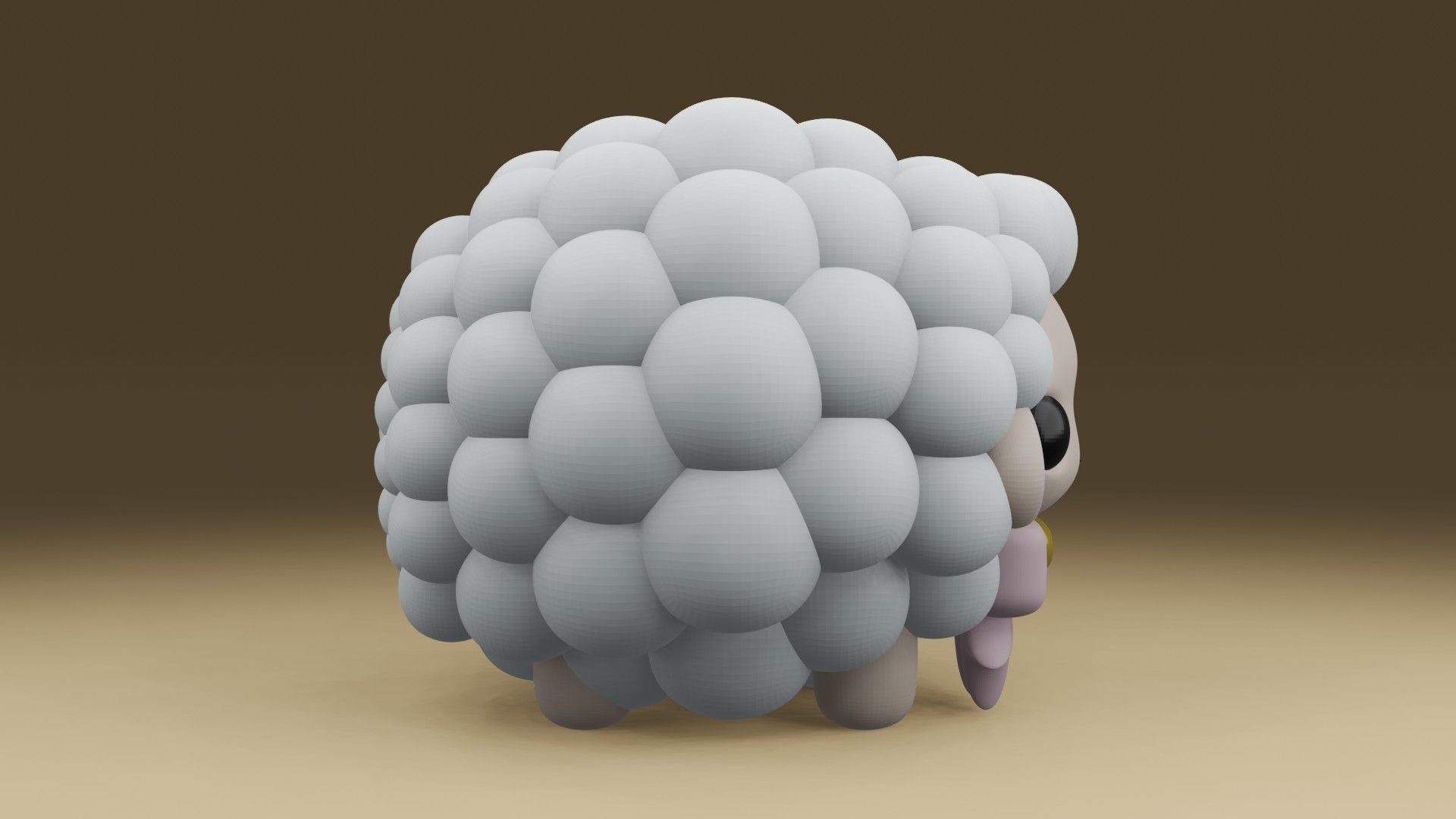 sheep 3D print model_9