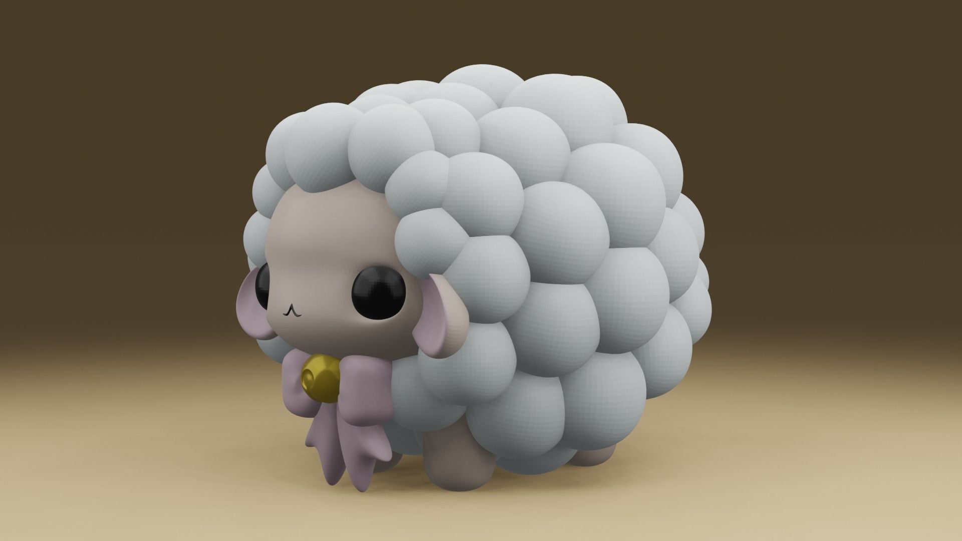sheep 3D print model_14