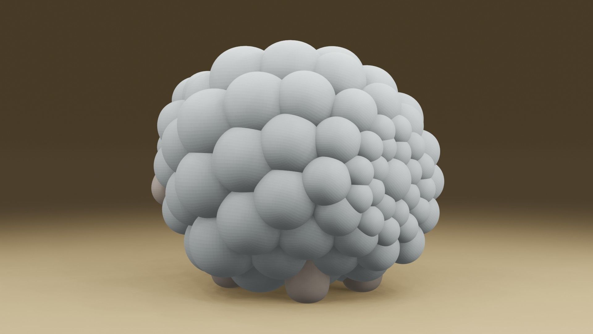 sheep 3D print model_12