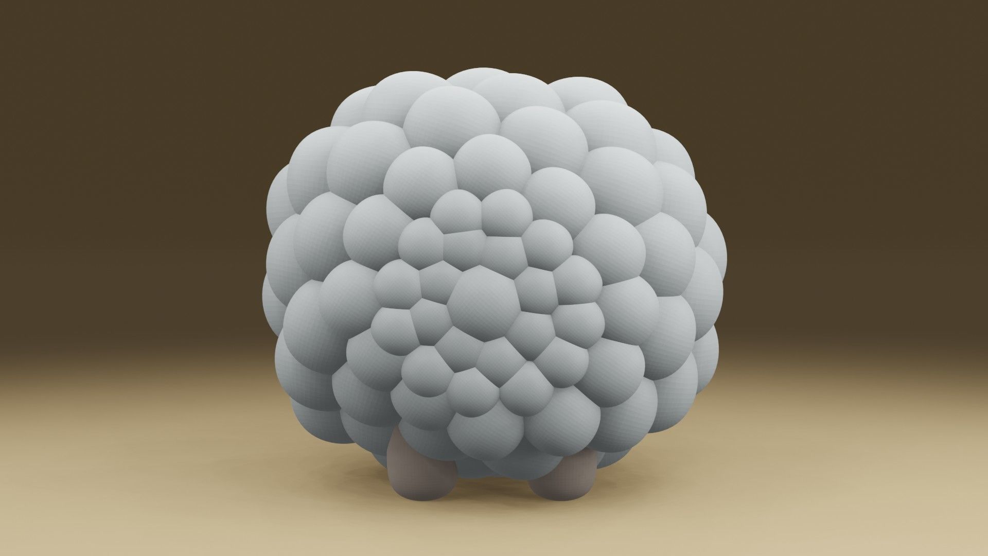 sheep 3D print model_11