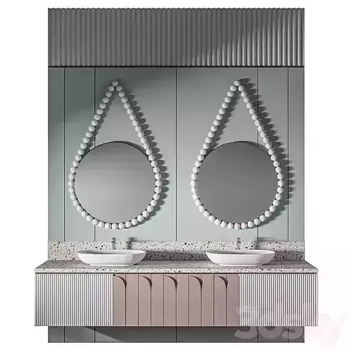 Luxury Bathroom 304 3D model