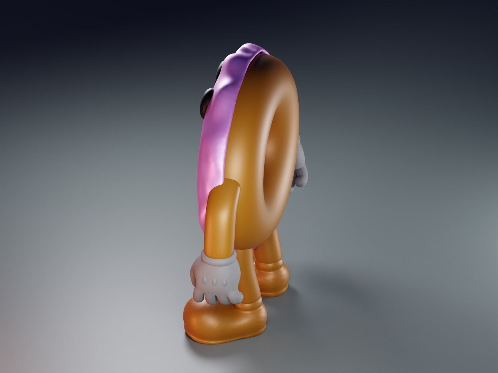 Cute Donut  Fan Art Toy  3D print model_7