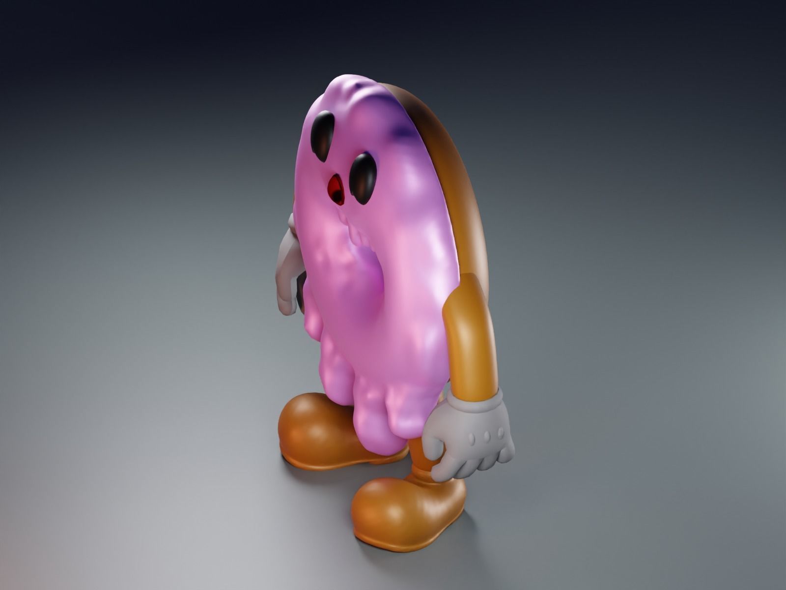 Cute Donut  Fan Art Toy  3D print model_8