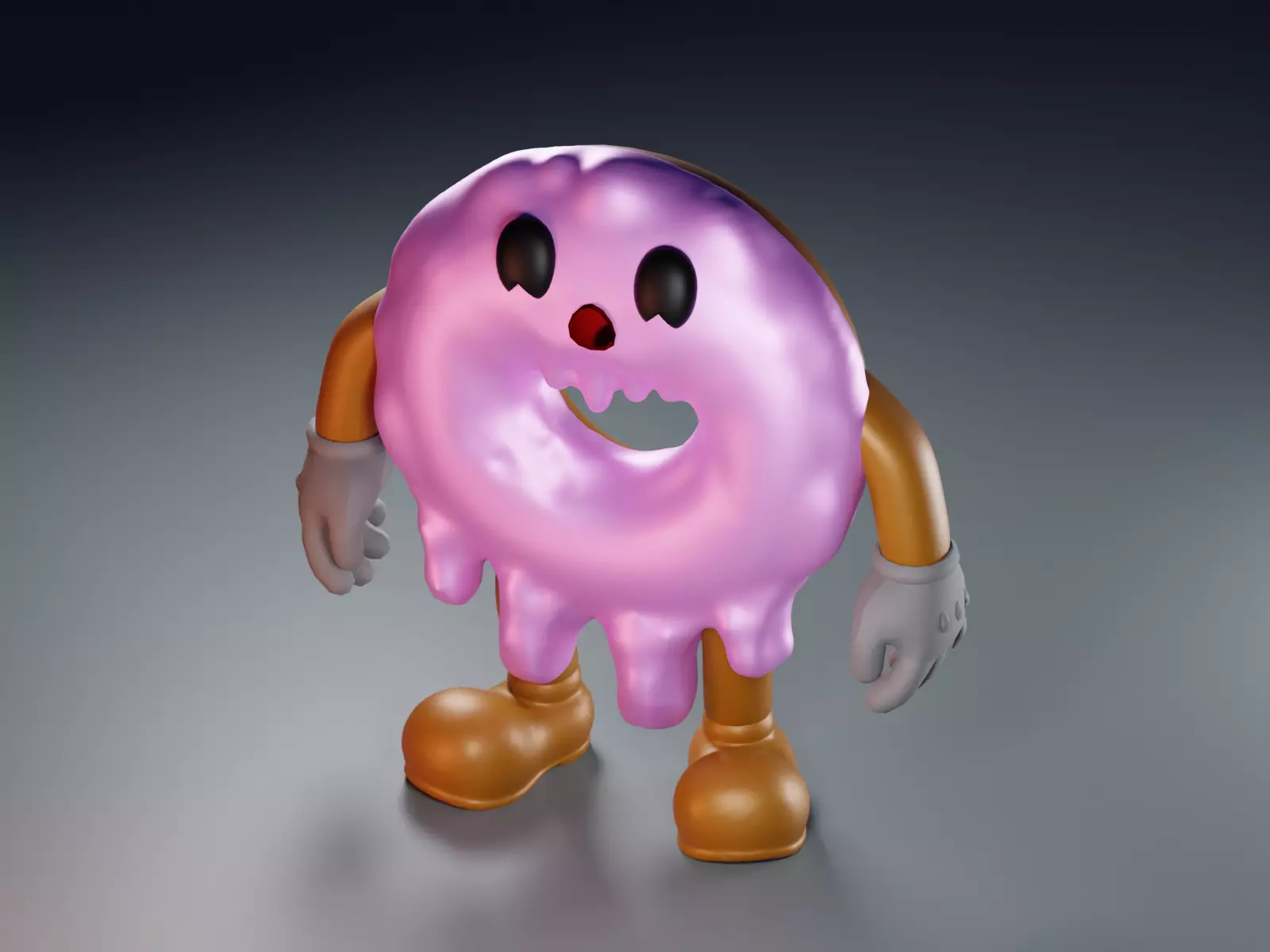 Cute Donut  Fan Art Toy  3D print model_0