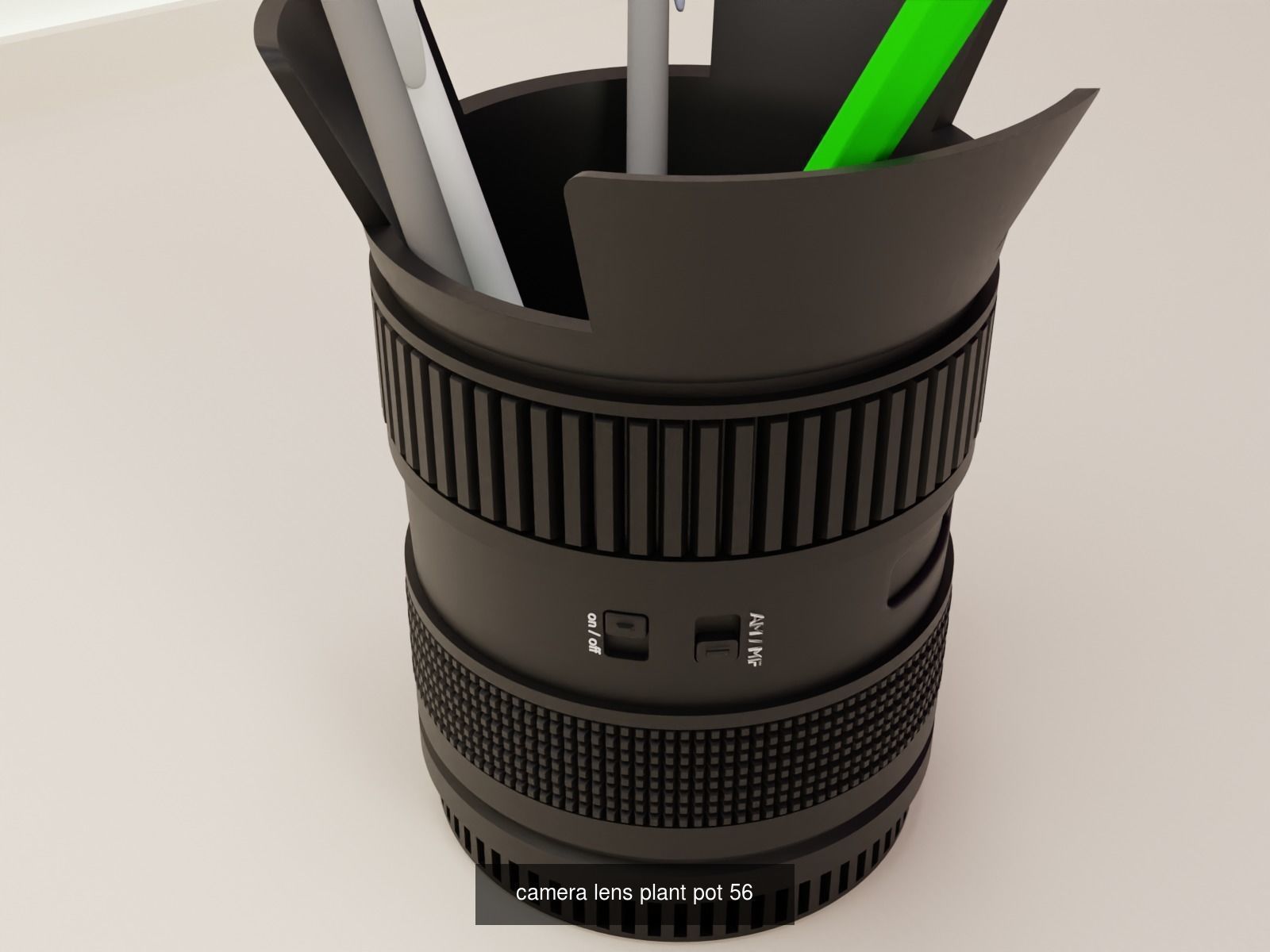 100 plant pot colection 3D Model Collection_70