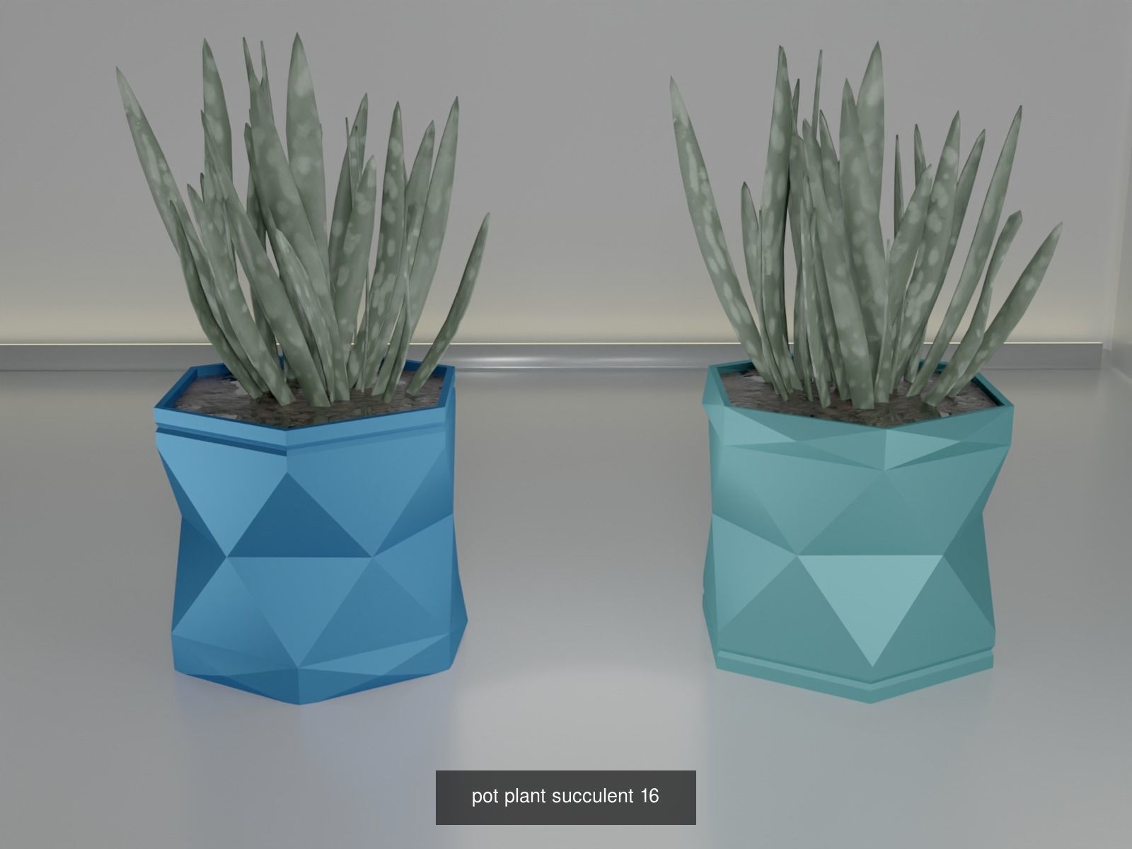 100 plant pot colection 3D Model Collection_30
