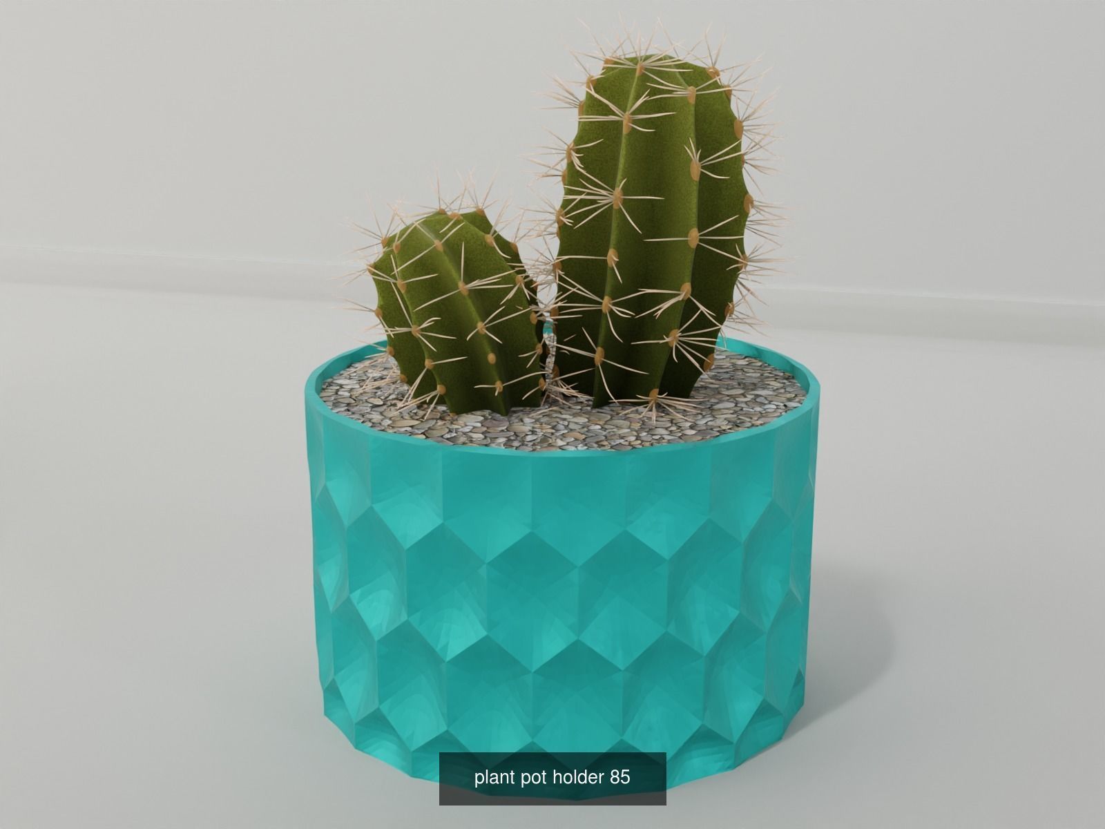 100 plant pot colection 3D Model Collection_95