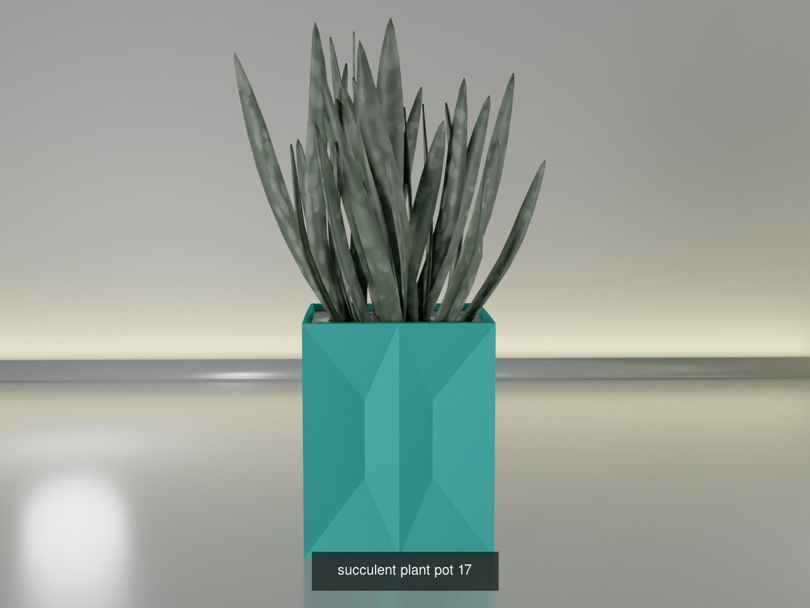 100 plant pot colection 3D Model Collection_31