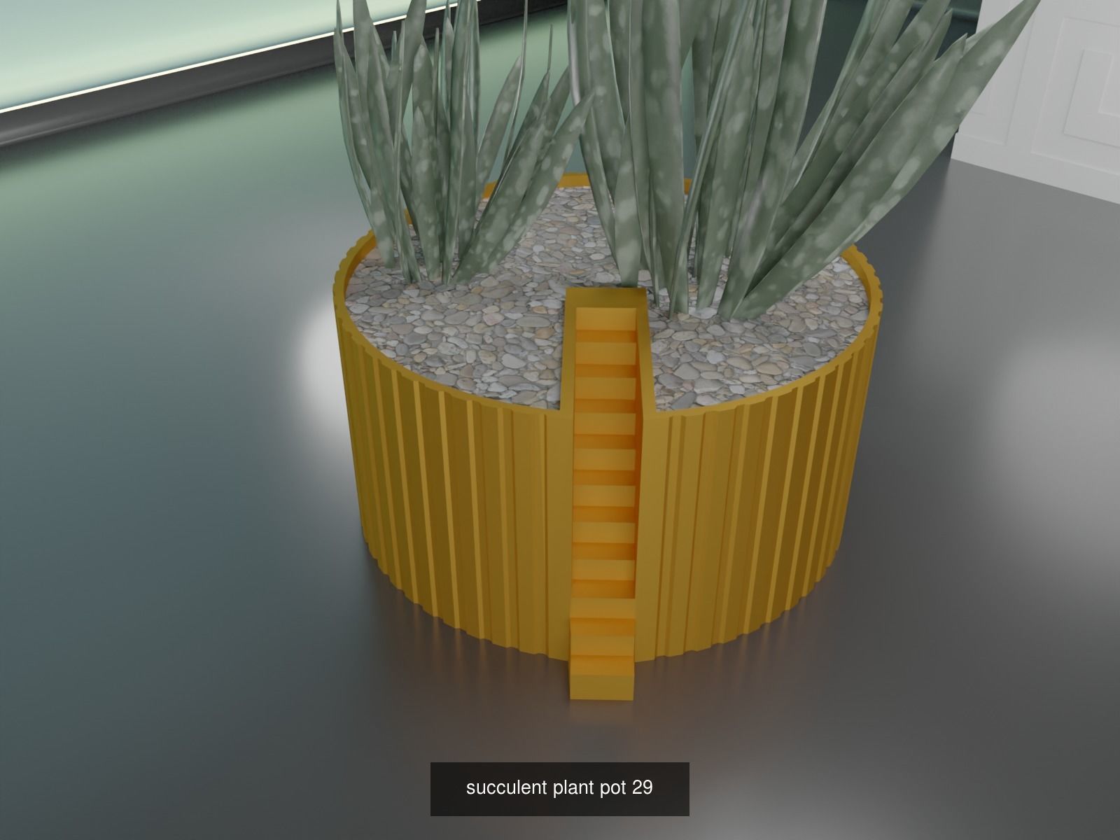 100 plant pot colection 3D Model Collection_42