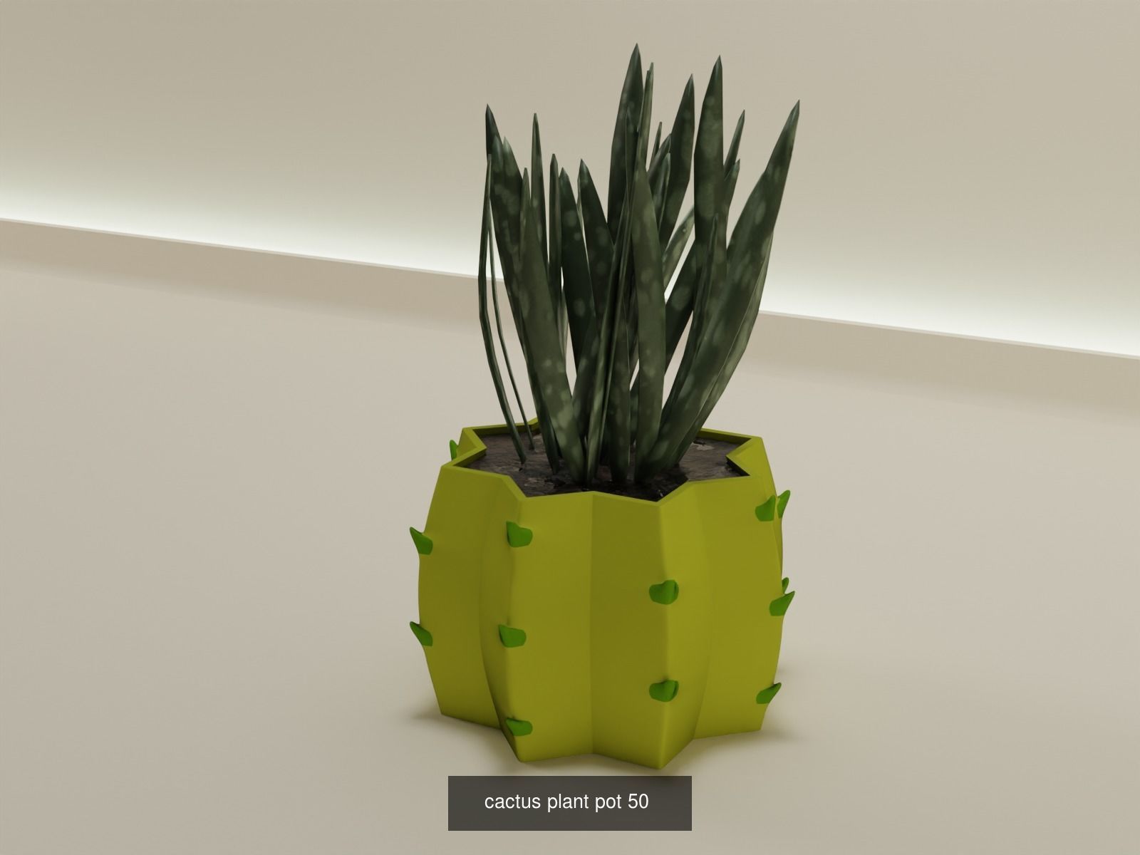 100 plant pot colection 3D Model Collection_64