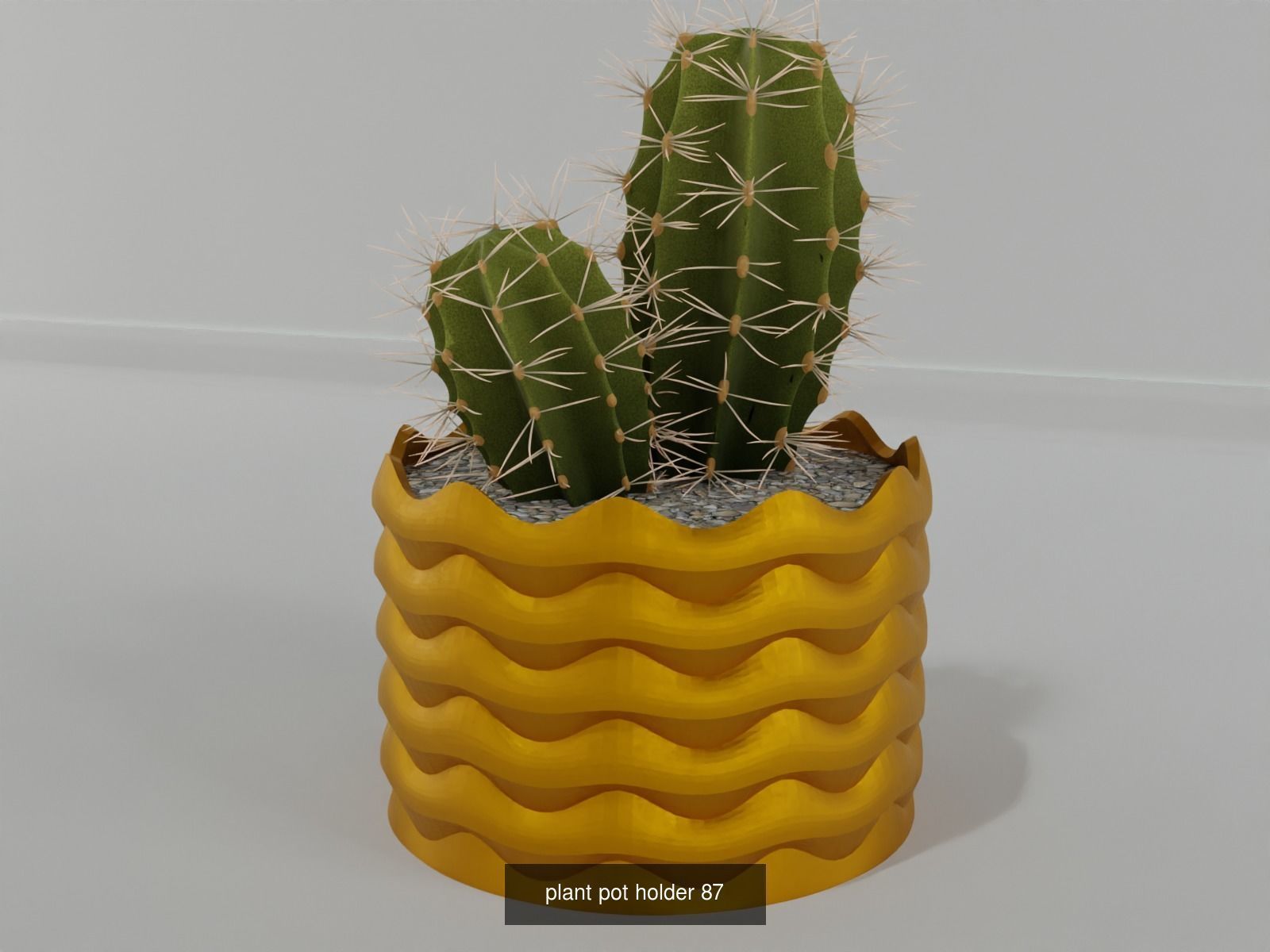100 plant pot colection 3D Model Collection_97