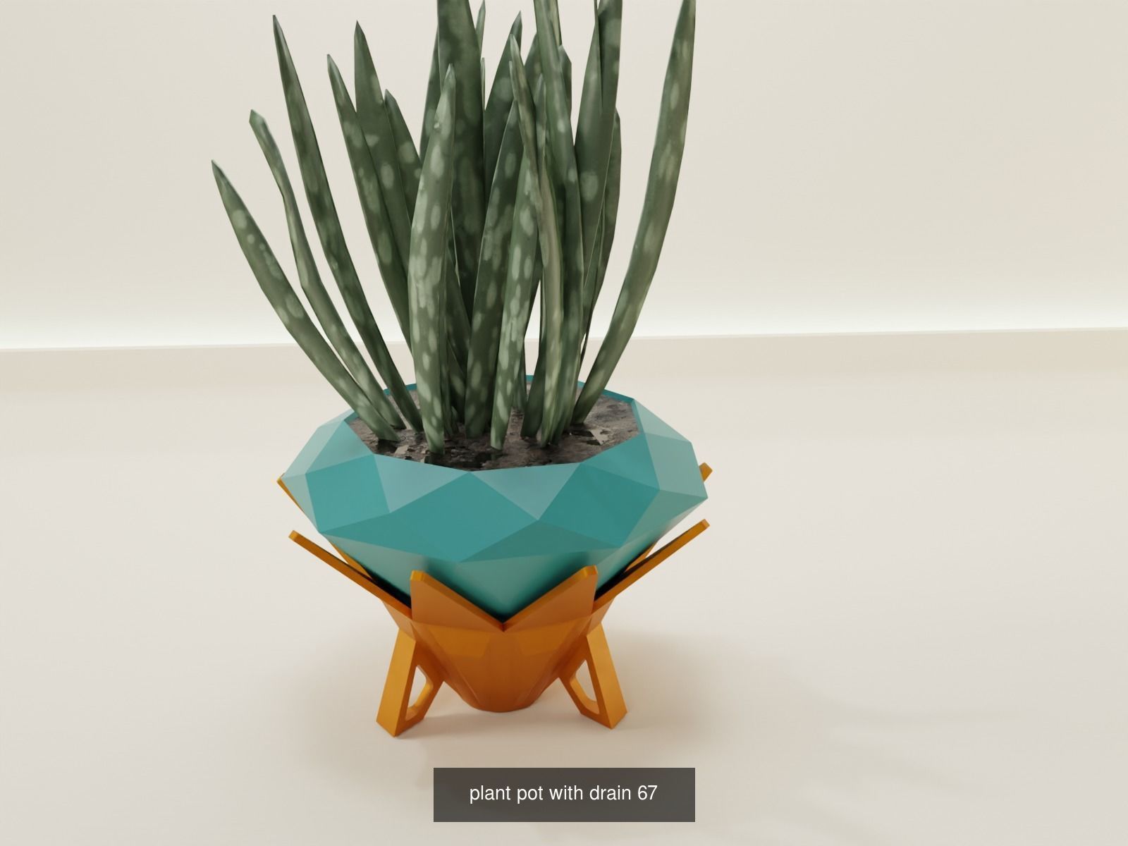 100 plant pot colection 3D Model Collection_77