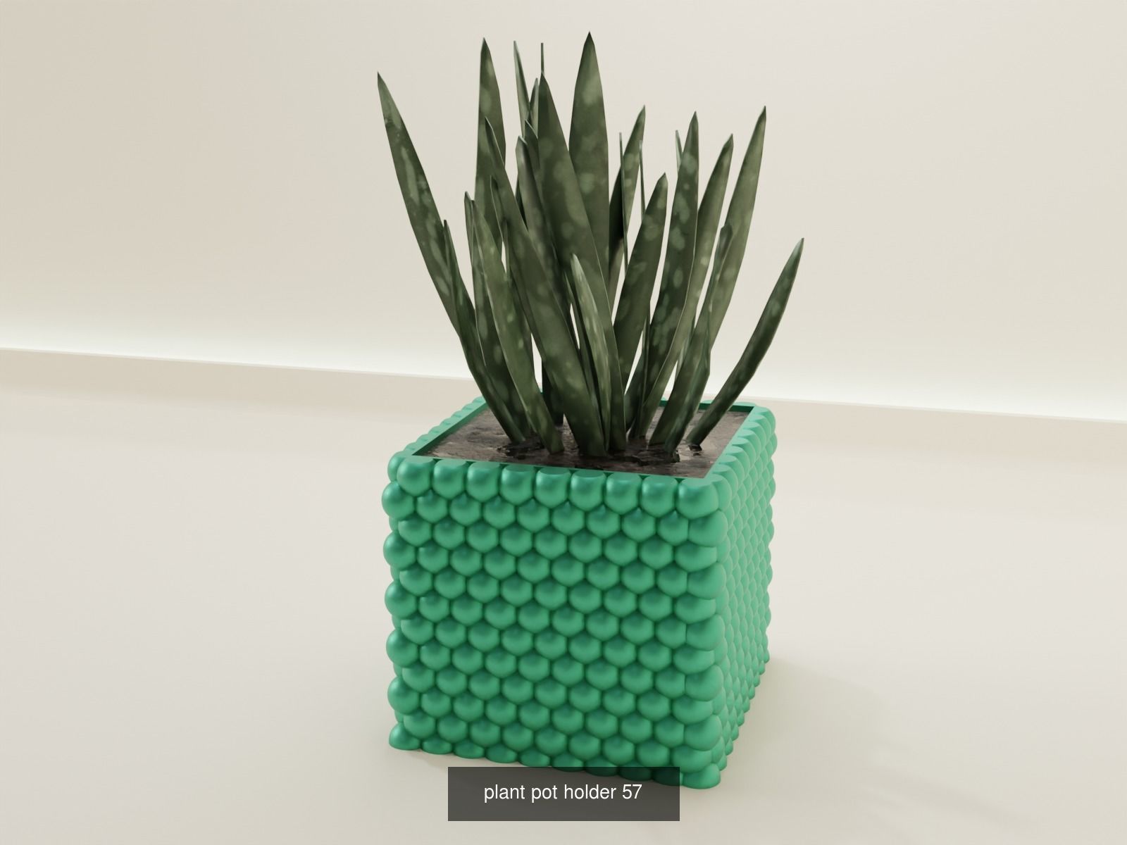 100 plant pot colection 3D Model Collection_71
