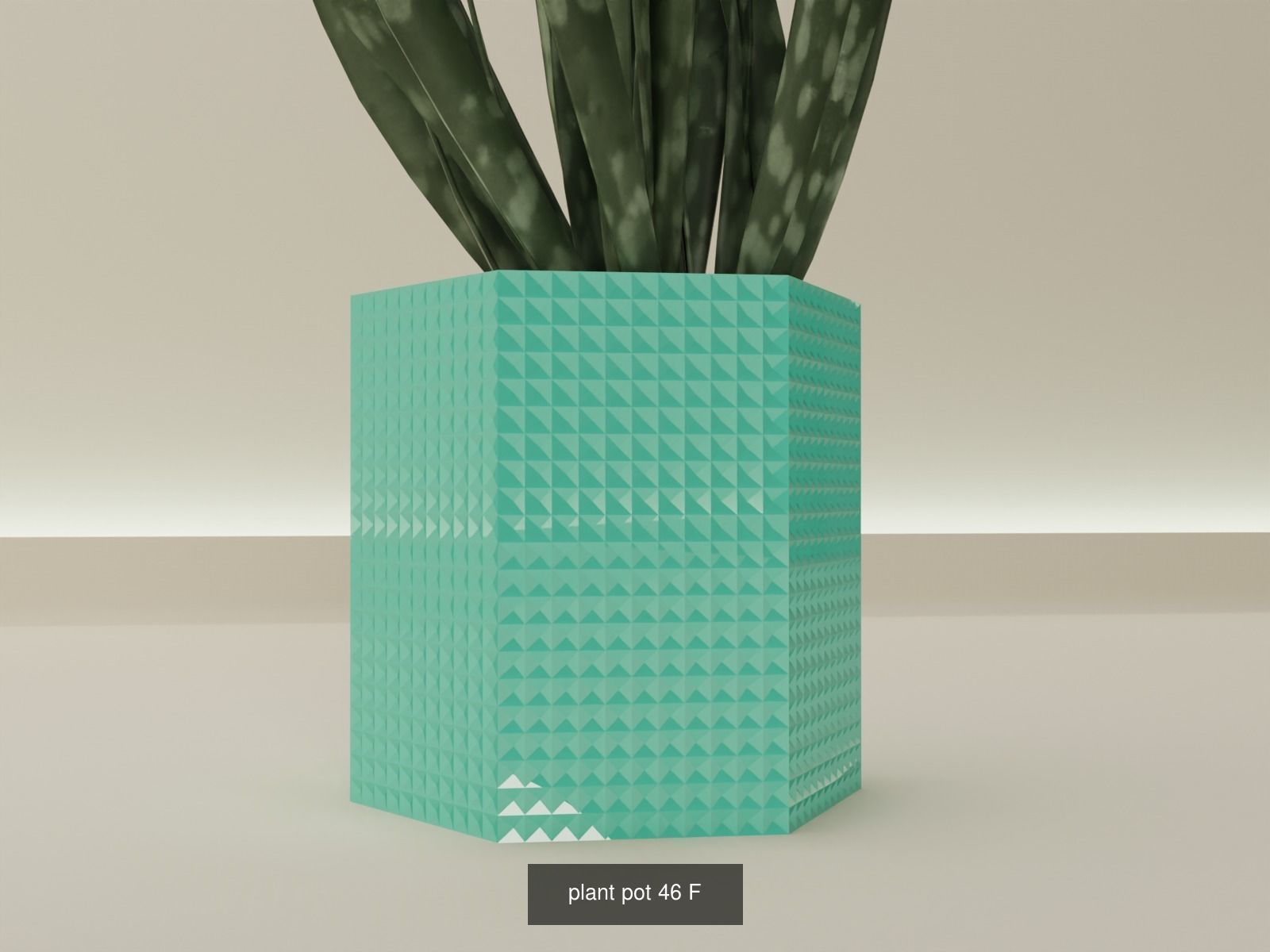 100 plant pot colection 3D Model Collection_60