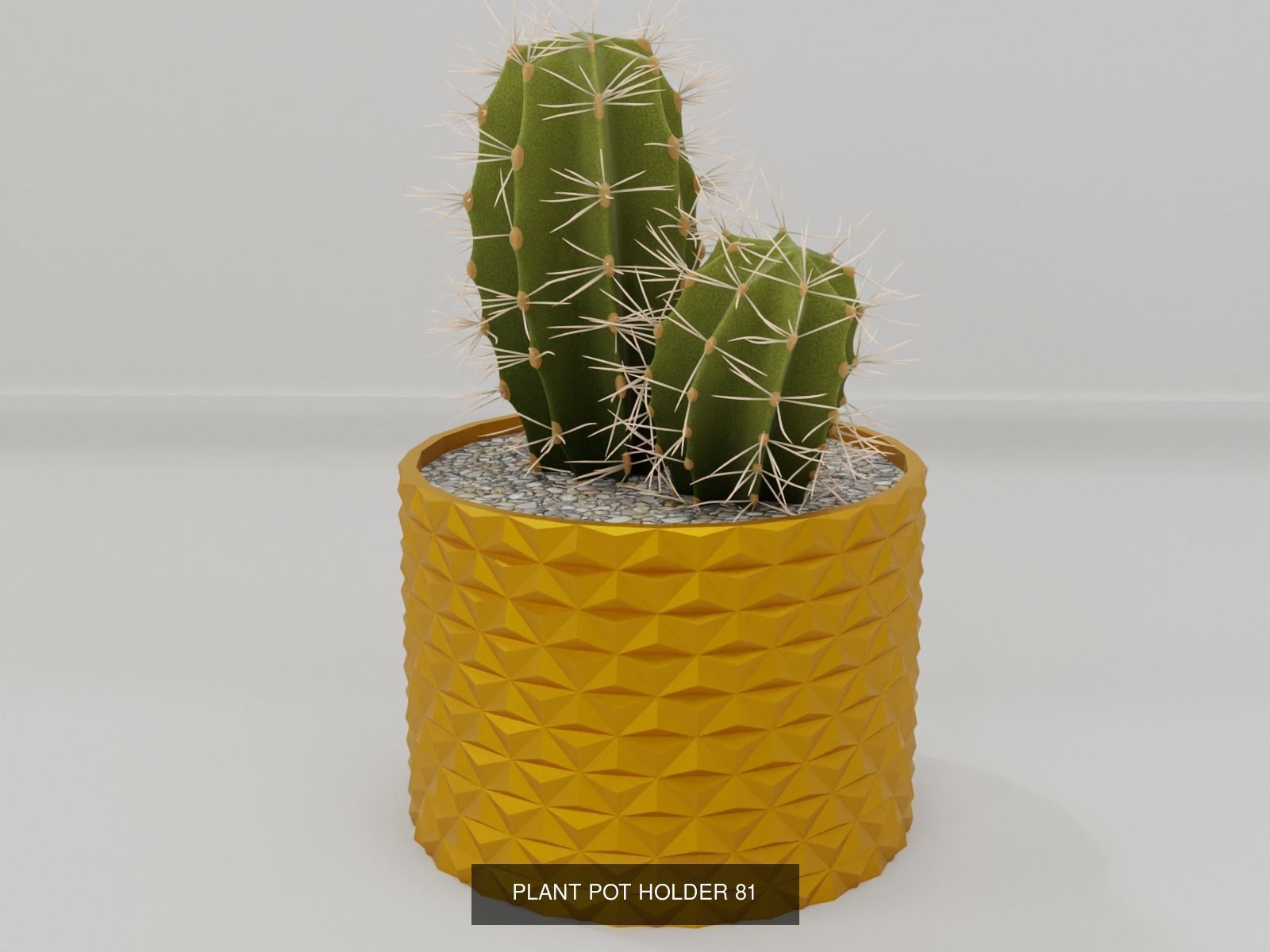 100 plant pot colection 3D Model Collection_91