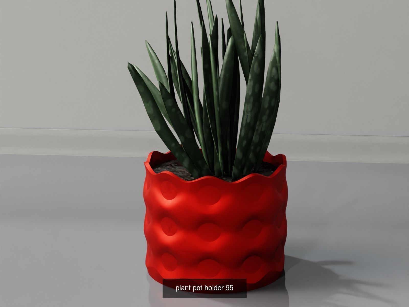 100 plant pot colection 3D Model Collection_105