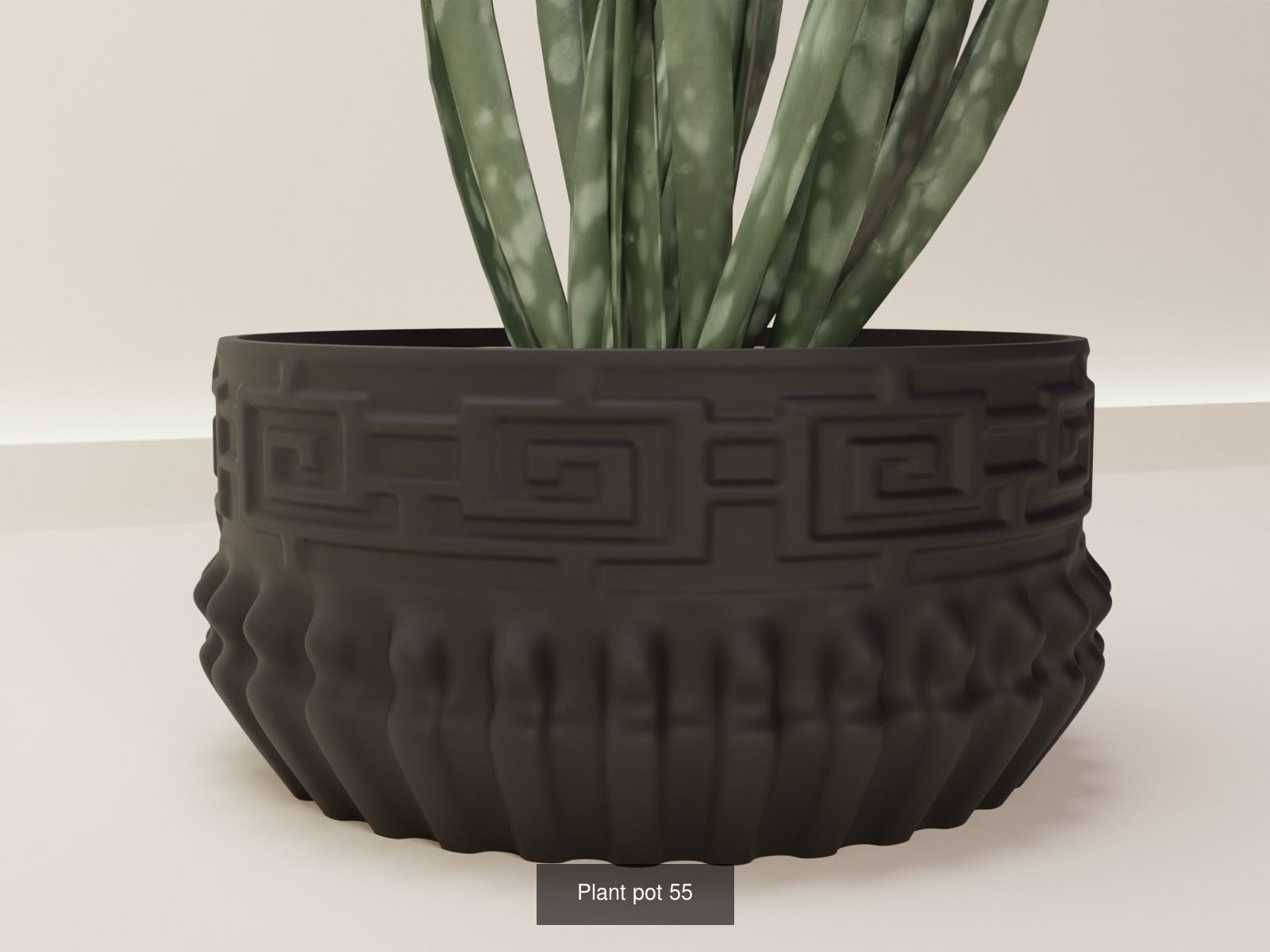 100 plant pot colection 3D Model Collection_69