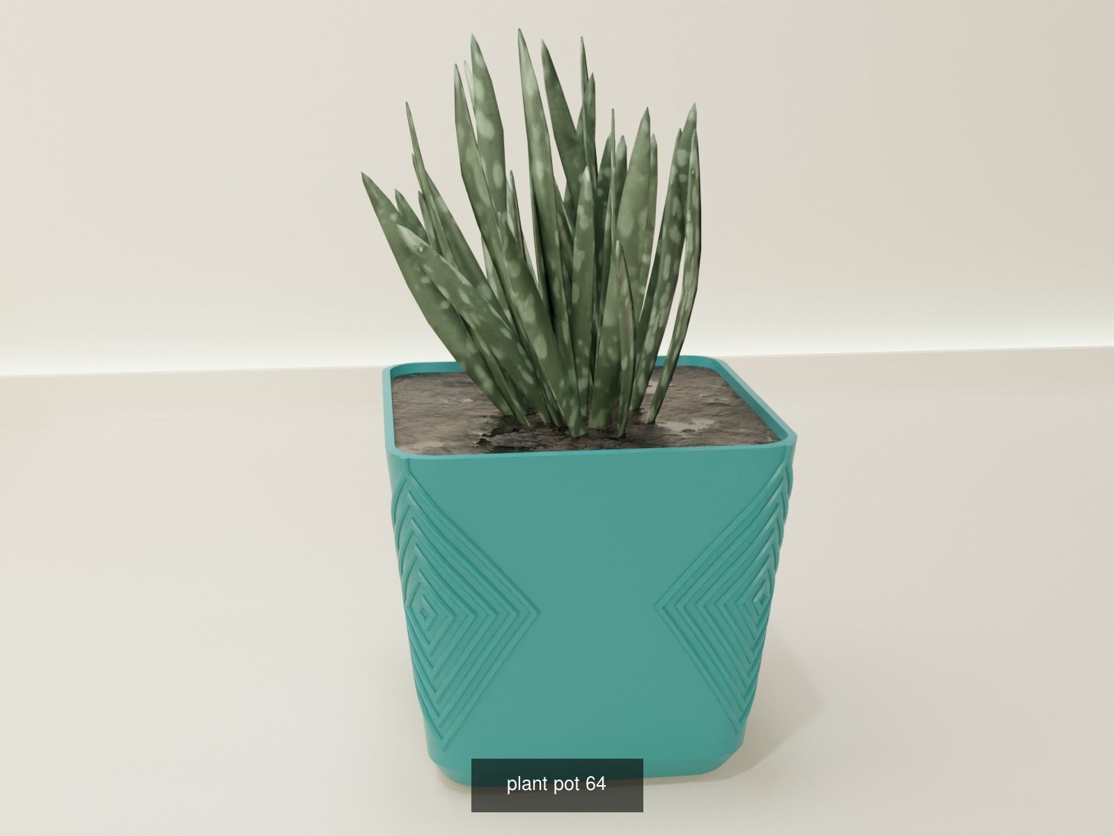 100 plant pot colection 3D Model Collection_74