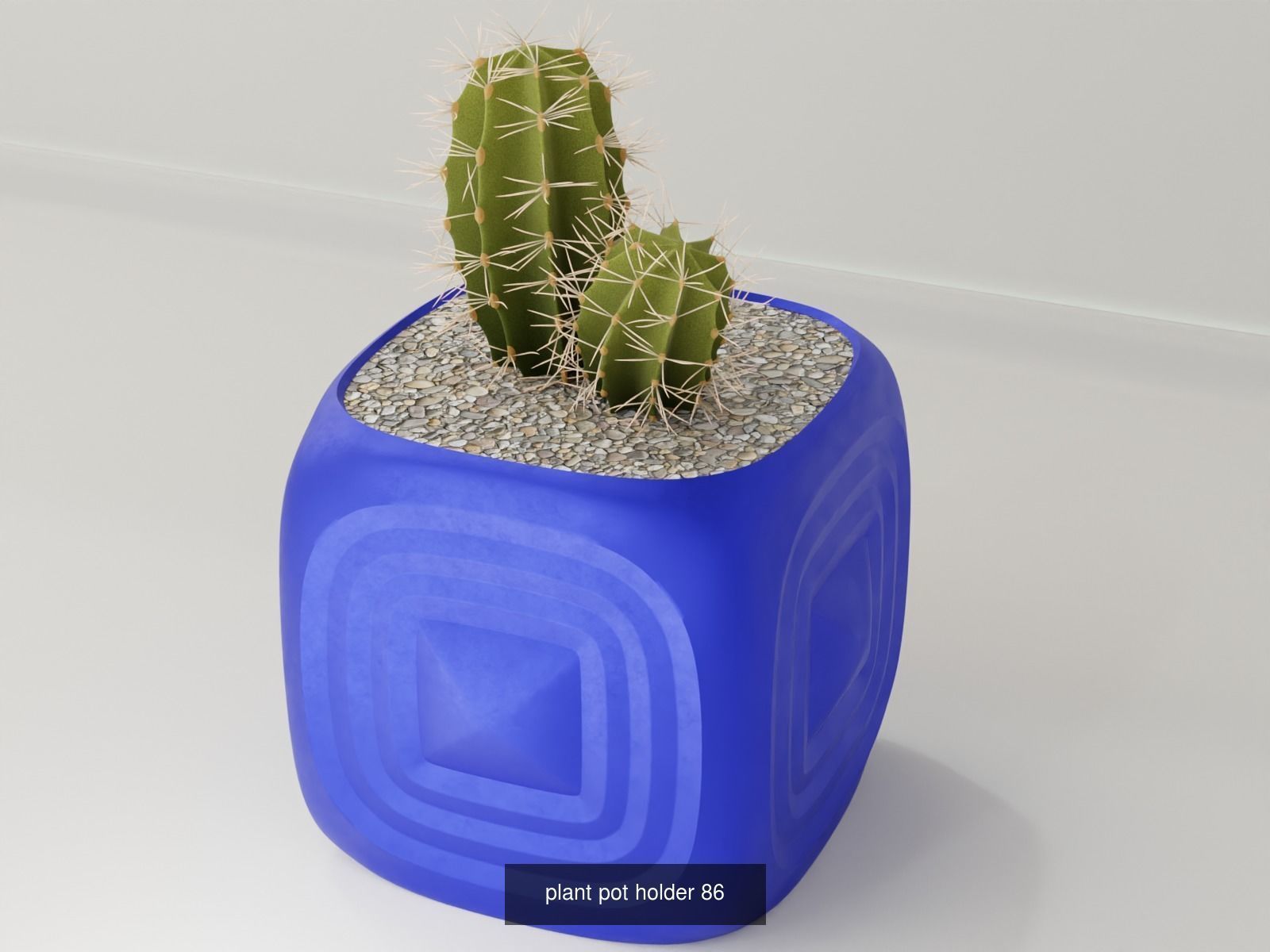 100 plant pot colection 3D Model Collection_96