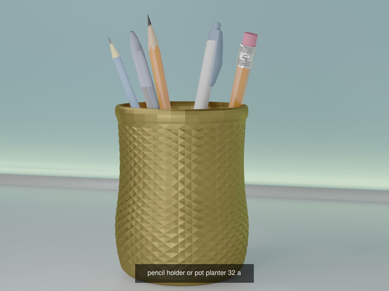 100 plant pot colection 3D Model Collection_45