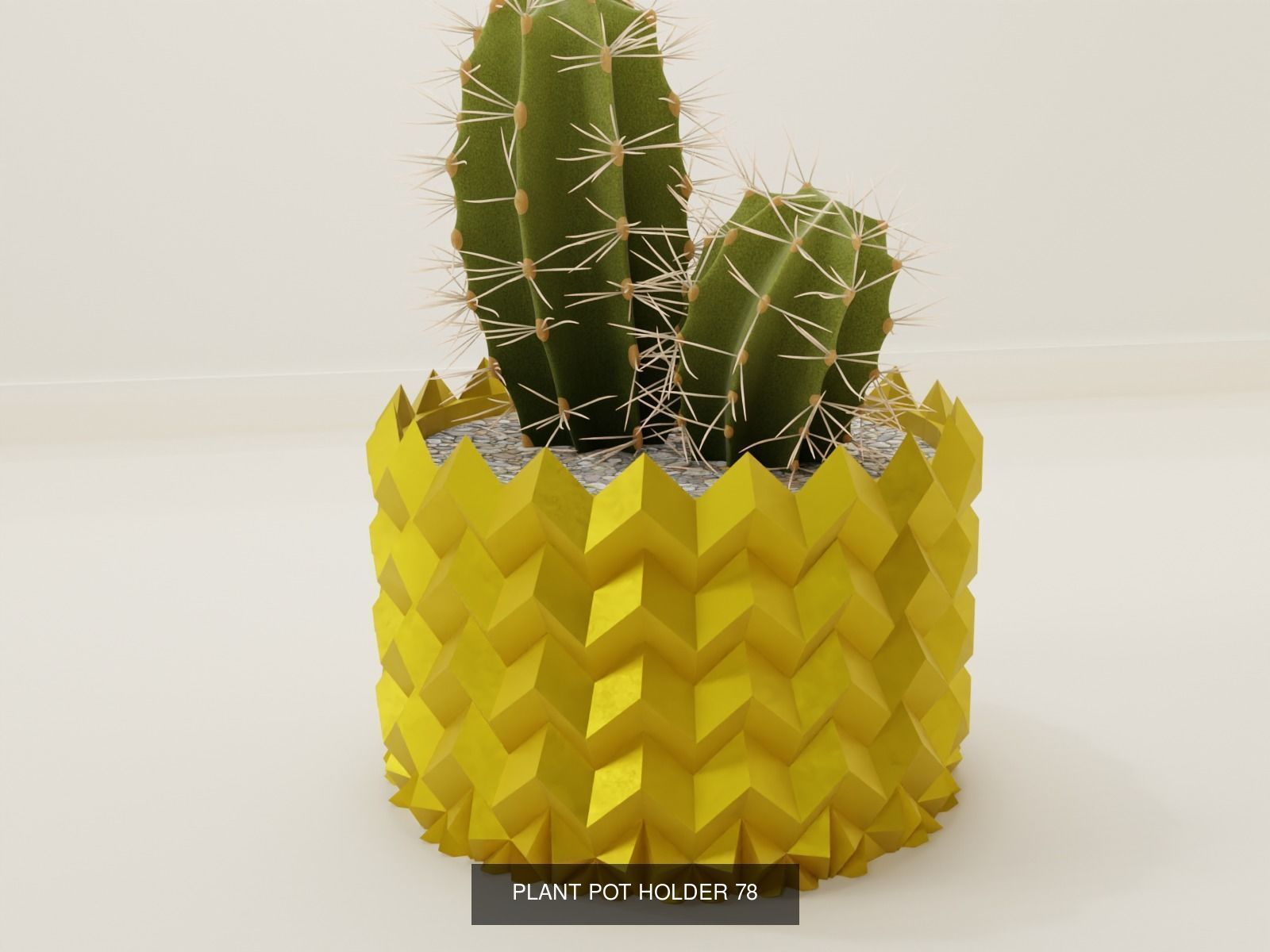 100 plant pot colection 3D Model Collection_88