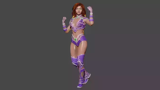 Starfire Low-poly 3D model